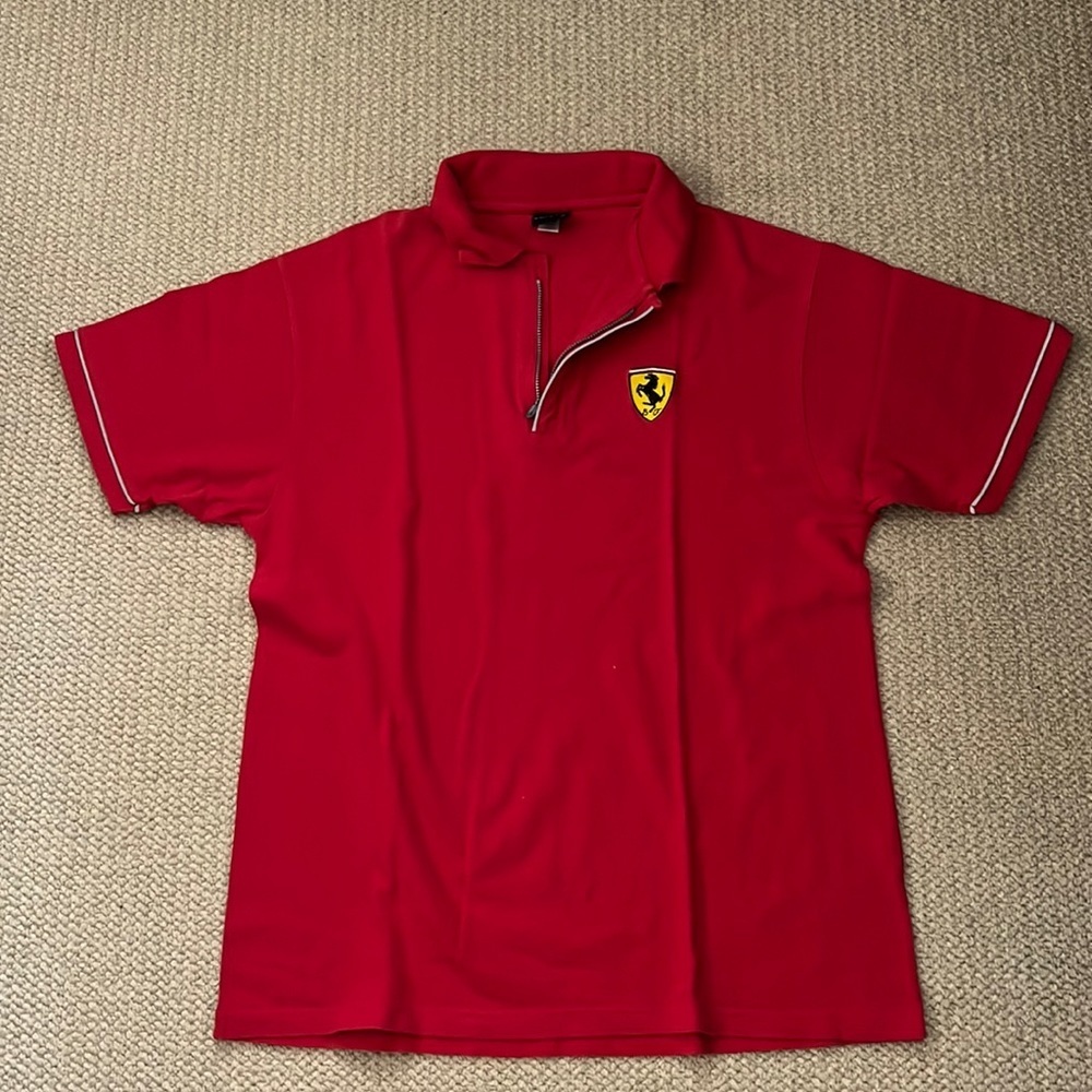 Red Ferrari polo shirt​​